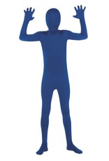 Child Blue 2nd Skin Suit Medium Costume