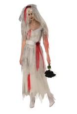 Women Ghost Bride Small (6-10) Costume