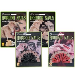 Black Horror Fingernails