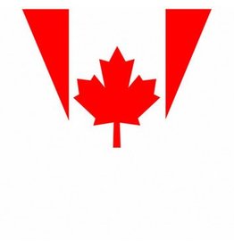Canadian Flag Pennant Banner