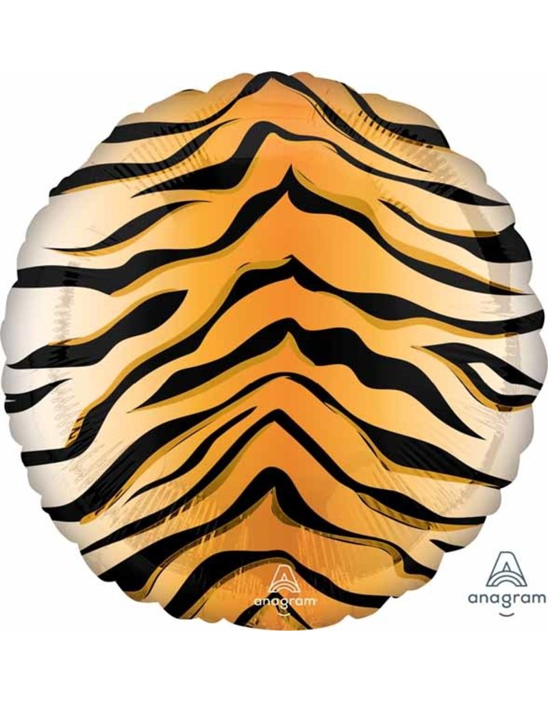 Tiger Animalz print 18" Mylar Balloon
