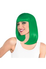 Green Long Bob Wig