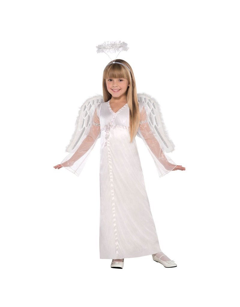 Girl Heavenly Angel - Small (4-6) Costume