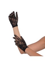 Floral Net Gloves