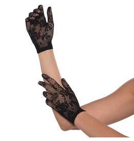 Floral Net Gloves