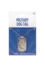 Military Silver Dog Tag