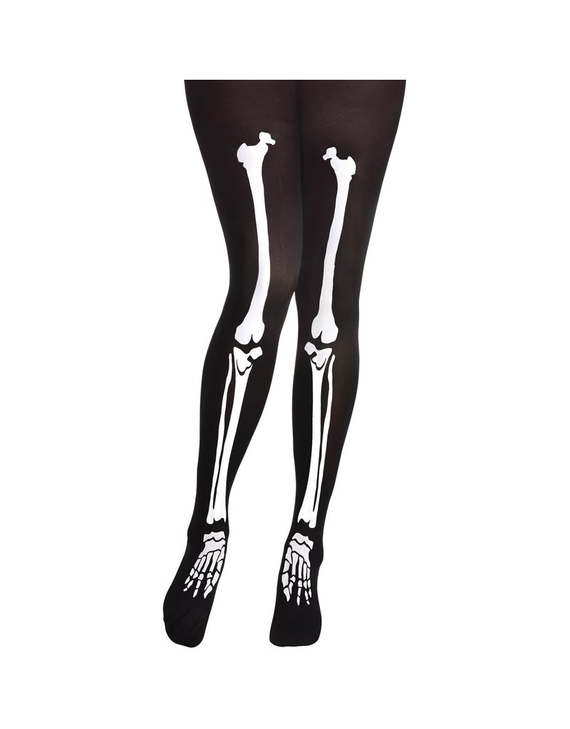 Skeleton Tights - Adult Standard