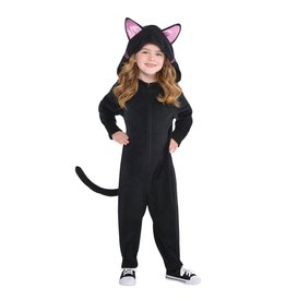 Child Black Cat Zipster™ - Small (4-6) Costume