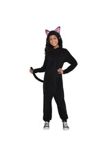 Child Black Cat Zipster™ - Toddler (3-4) Costume