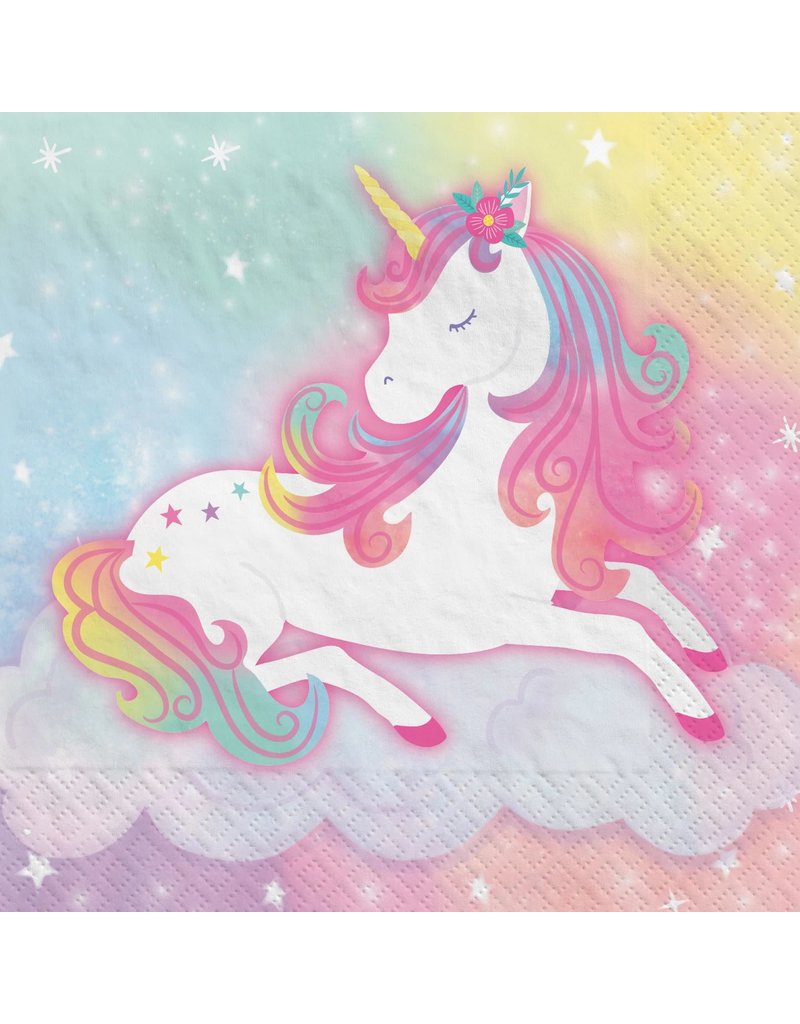 Enchanted Unicorn Beverage Napkins (16)