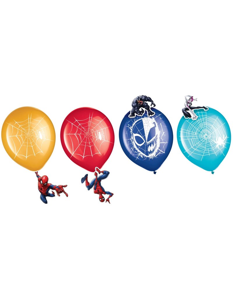 Spiderman Webbed Wonder Latex Balloon Decorating Kit (6)