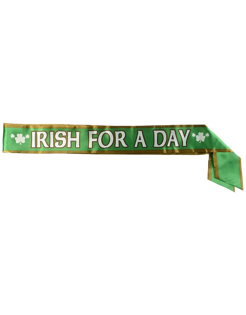 St Patricks Irish for a Day Sash