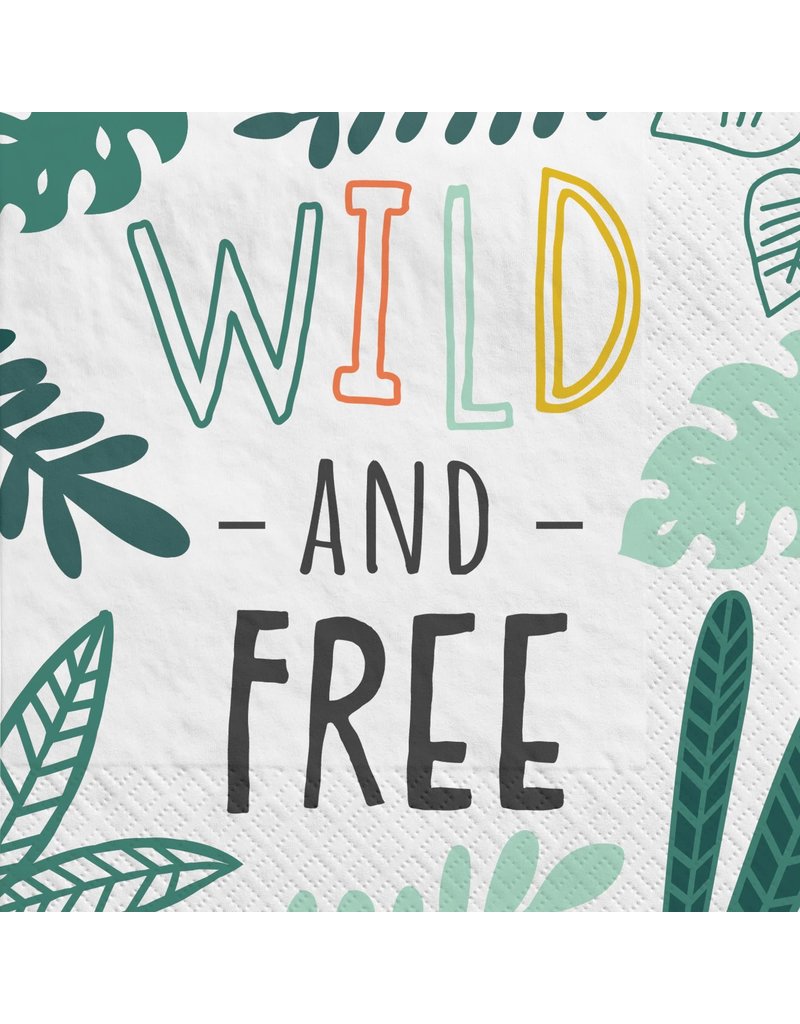 Get Wild Birthday Beverage Napkins (16)