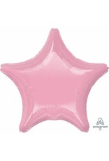 Pearl Iridescent Pink Star 20" Mylar Balloon