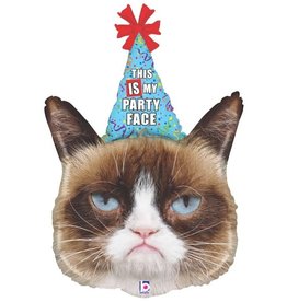 Grumpy Cat Party Face 36" Mylar Balloon