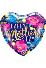 Happy Mother's Day Colourful Peonie 18" Mylar Balloon