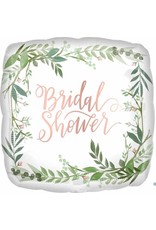 Bridal Shower Love & Leaves 18" Mylar Balloon