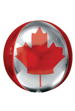 Canadian Flag Orbz Mylar Balloon