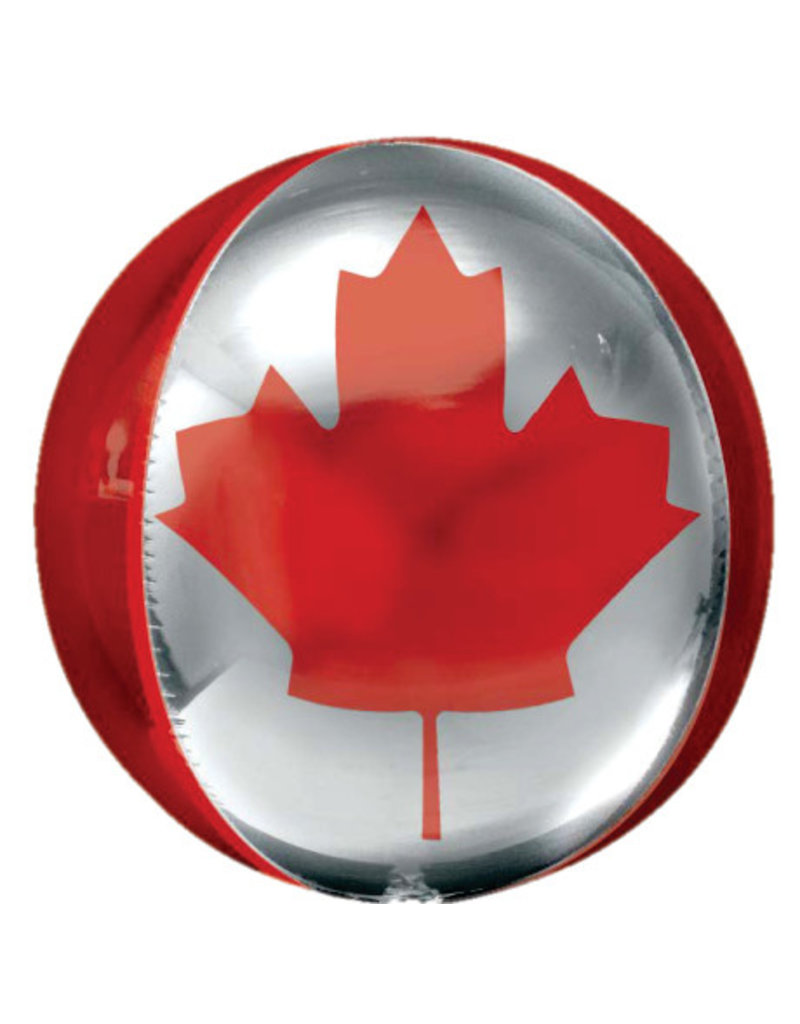 Canadian Flag Orbz Mylar Balloon