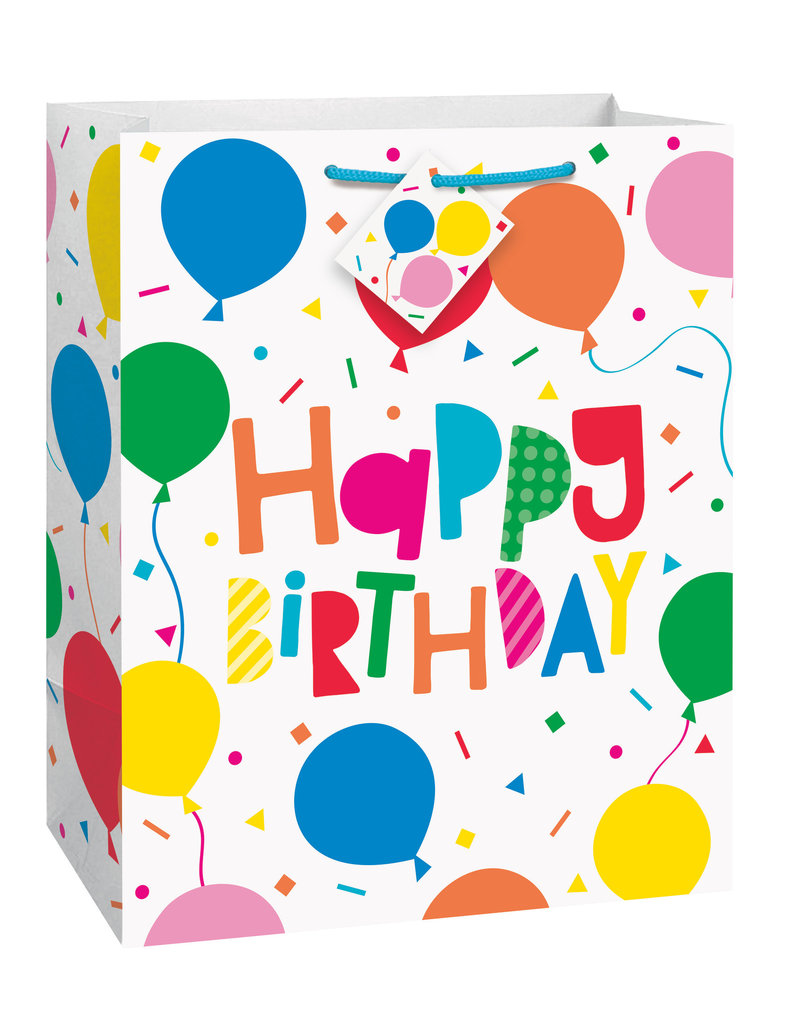 Colourful Balloon Gift Bag
