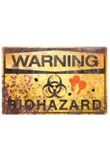 Zombie Metal Signs Assortment  11" X 17"