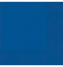 Bright Royal Blue Lunch Napkins 3-Ply (50)