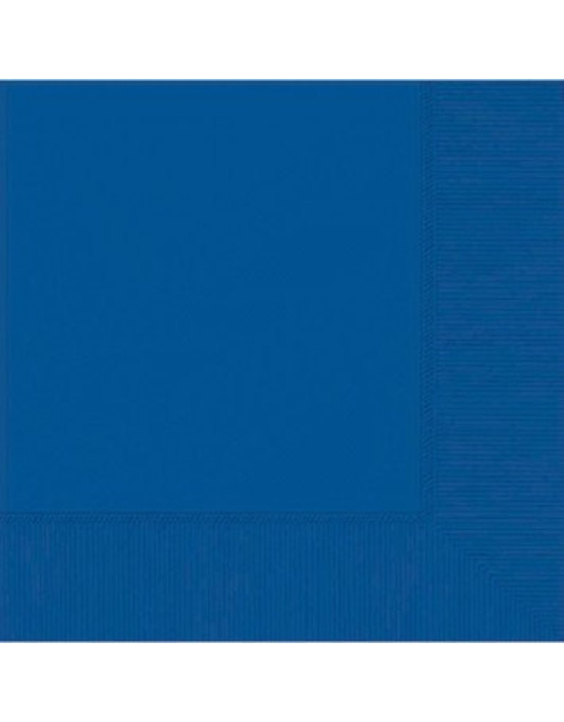 Bright Royal Blue Lunch Napkins 3-Ply (50)