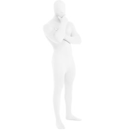 Adult White 2nd Skin Suit Costume Large