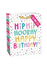 Hip Hip Hooray Birthday Medium Bag w/ hang tag