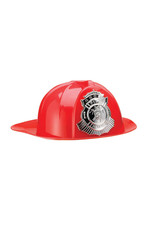 Deluxe Fireman Helmet-Red