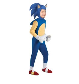 Child Deluxe Sonic Costume Small (Size 4-6) Costume