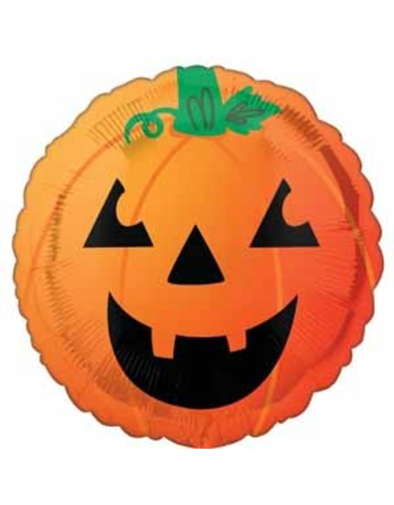 Fun and Spooky Pumpkin 18" Mylar Balloon
