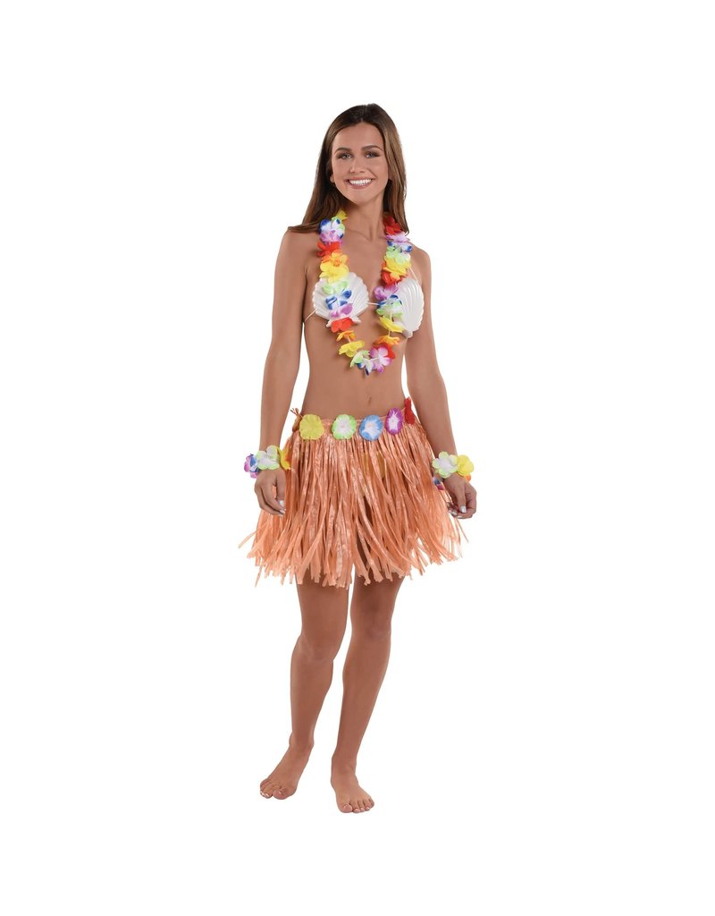 Adult Hula Skirt Kit - Shell