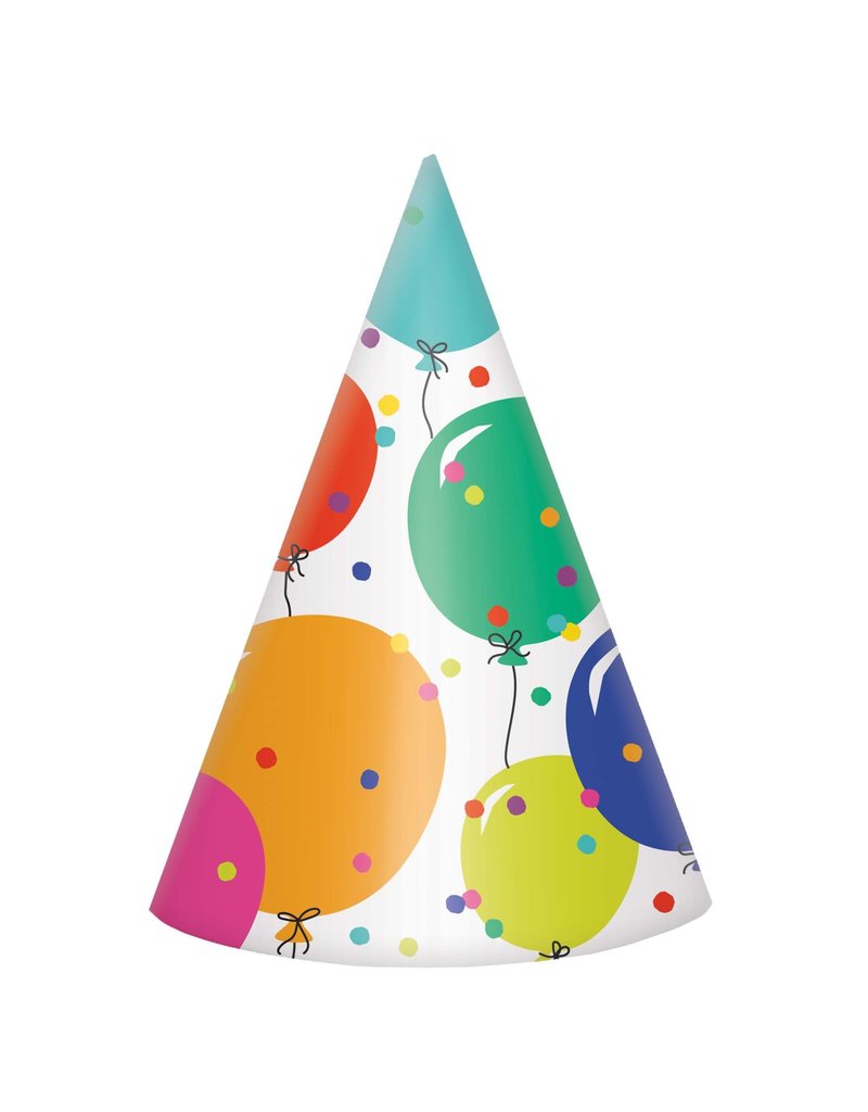 Party Balloons Cone Hat (8)
