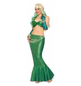 Women's Mermaid Tail Skirt Green