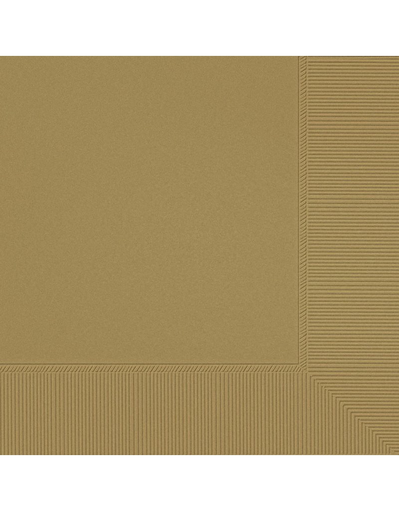 2-Ply Beverage Napkins, Mid Ct. - Gold (40)