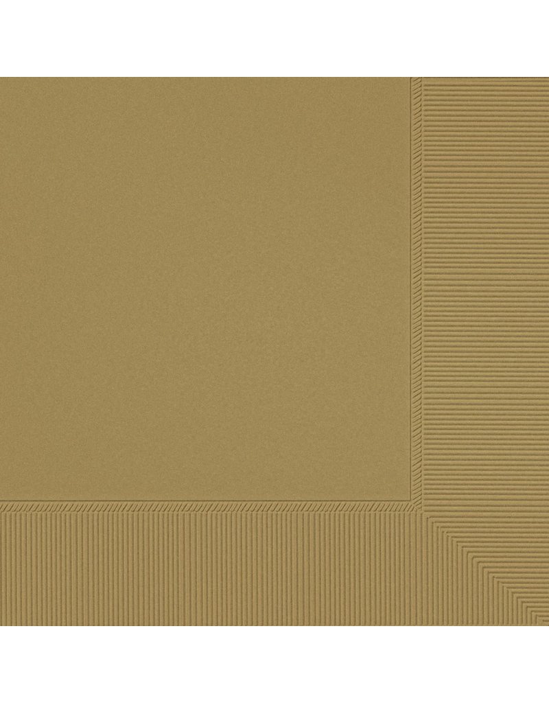 2-Ply Beverage Napkins, Mid Ct. - Gold (40)