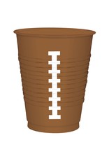 Football Plastic Cups, 16 oz. (25)