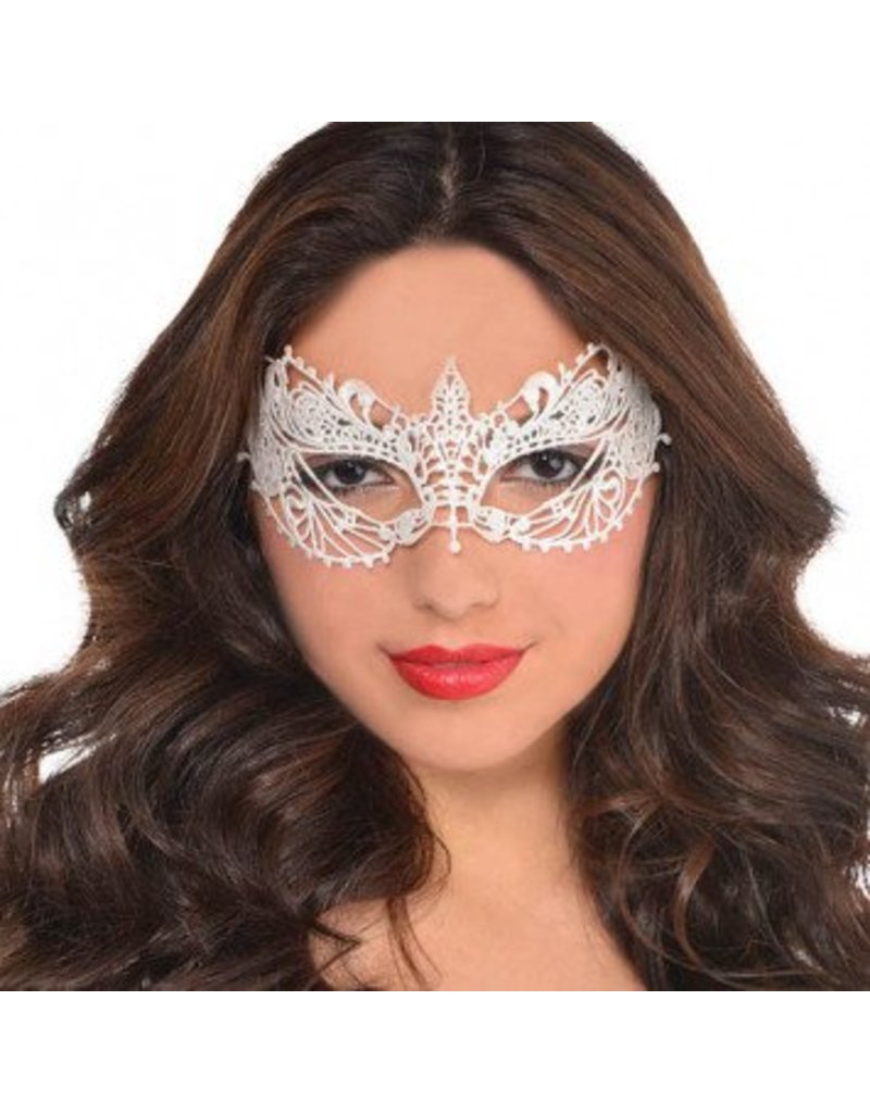 White Lace Mask