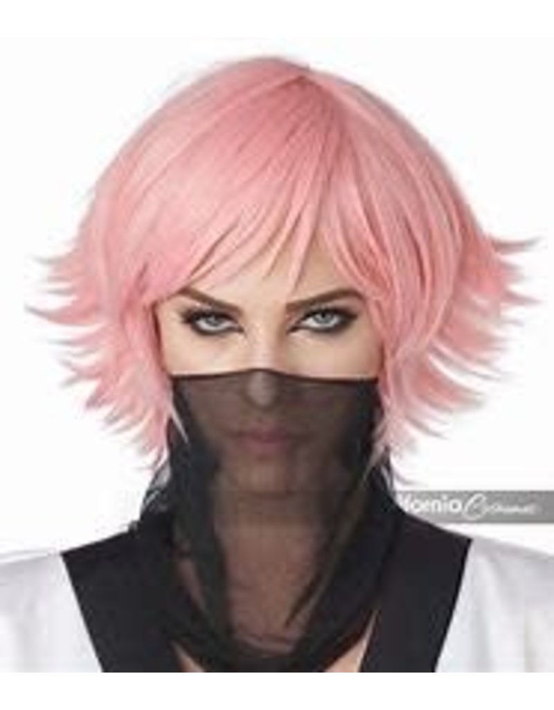 Feathered Cosplay Pink Wig