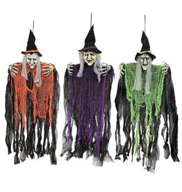 29.5" Hanging Witch Assortment