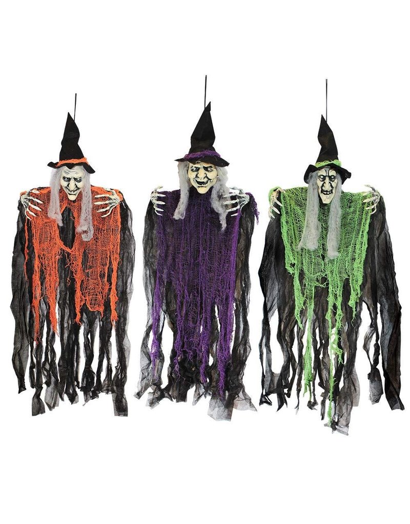 29.5" Hanging Witch Assortment