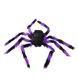 48" Spider Assorted Colours (Black with Purple, Lime or Orange)