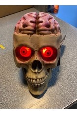 Relistic Skull With Bloody Brain