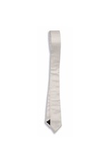 50's White Skinny Tie