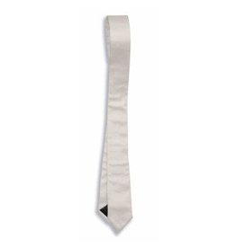 50's White Skinny Tie