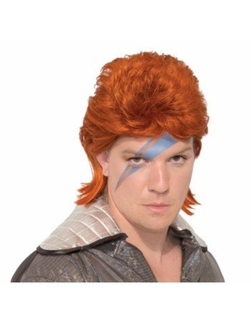 Orange Rockstar Wig