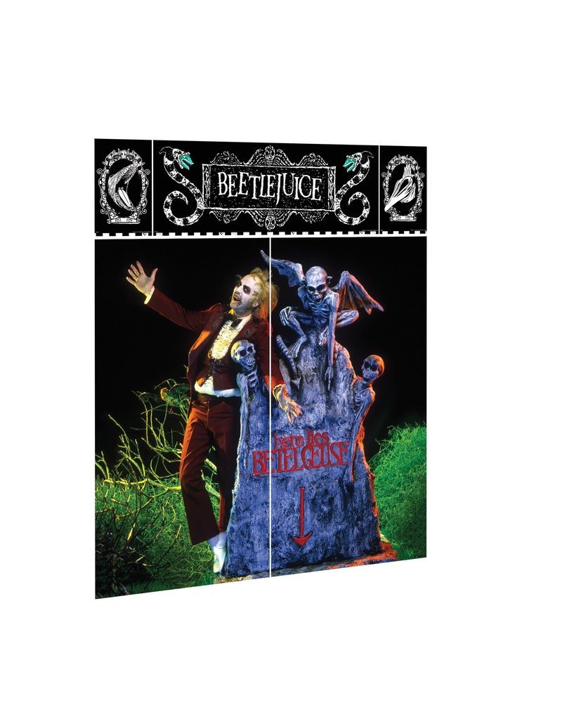 Beetlejuice™ Wall Scene Setters® Decorating Kit