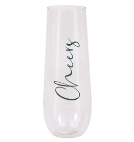 Cheers Stemless Champagne Flute 9oz (6)