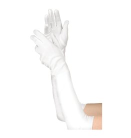 Long White Gloves - Women